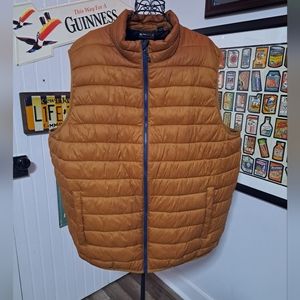 Men's 3XL Tan Puffer Vest